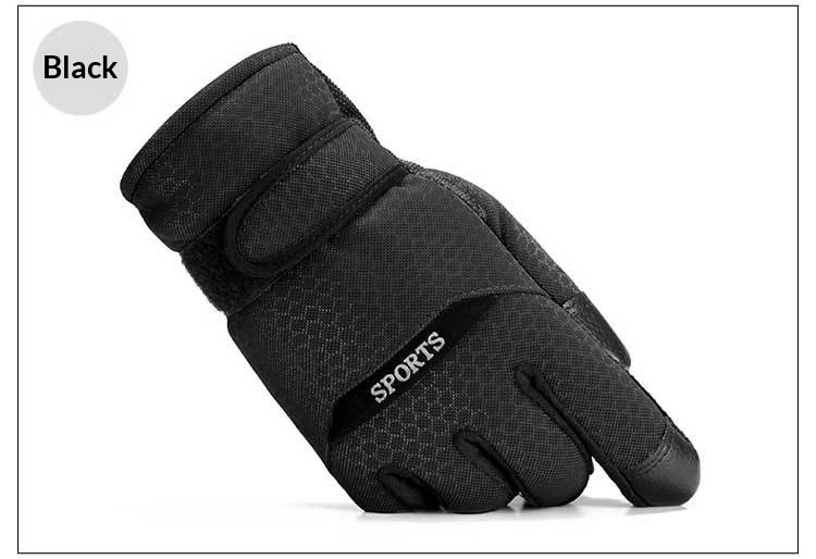 boy Boy Boy Electric Motorcycle Cotton Gloves Men Thickened Windproof Winter Anti-Slip Warm Waterproof Outdoor Riding Fleece-Lined_voghion.com