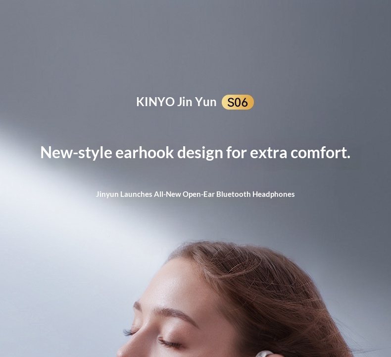 Écouteurs intra-auriculaires NeoGear NeoGear NeoGear New S06 Bluetooth avec contour d'oreille, sans fil, IA, traduction intelligente, conception ouverte, semi-intra-auriculaire, conduction osseuse_voghion.com