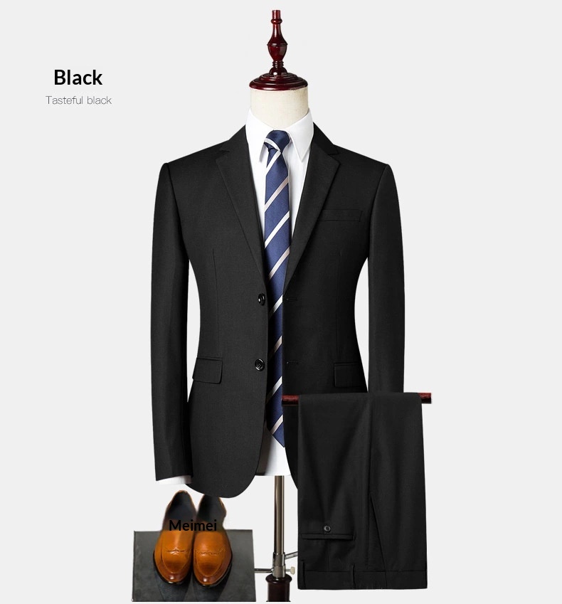 Vestito da sposo per uomo taglie forti, professionale, da lavoro, da cerimonia, da sposo, da sposo, vestibilità regolare e slim fit_voghion.com