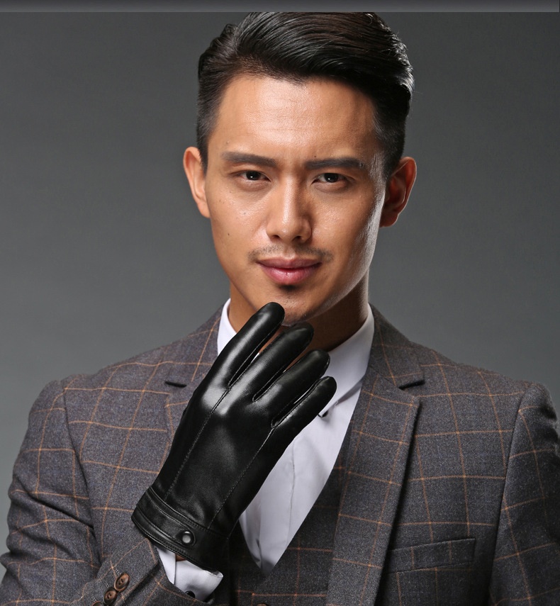 boy Boy Boy WARMEN Autumn Winter New Genuine Leather Men's Fleece Lined Thickened European And American Fashion Sheepskin_voghion.com