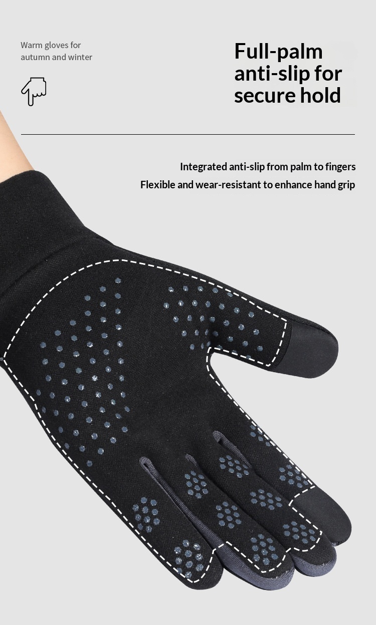 boy Boy Boy Winter Gloves For Women, Warm, Touchscreen Compatible, Electric Bike Riding, Windproof, Waterproof, Unisex,_voghion.com