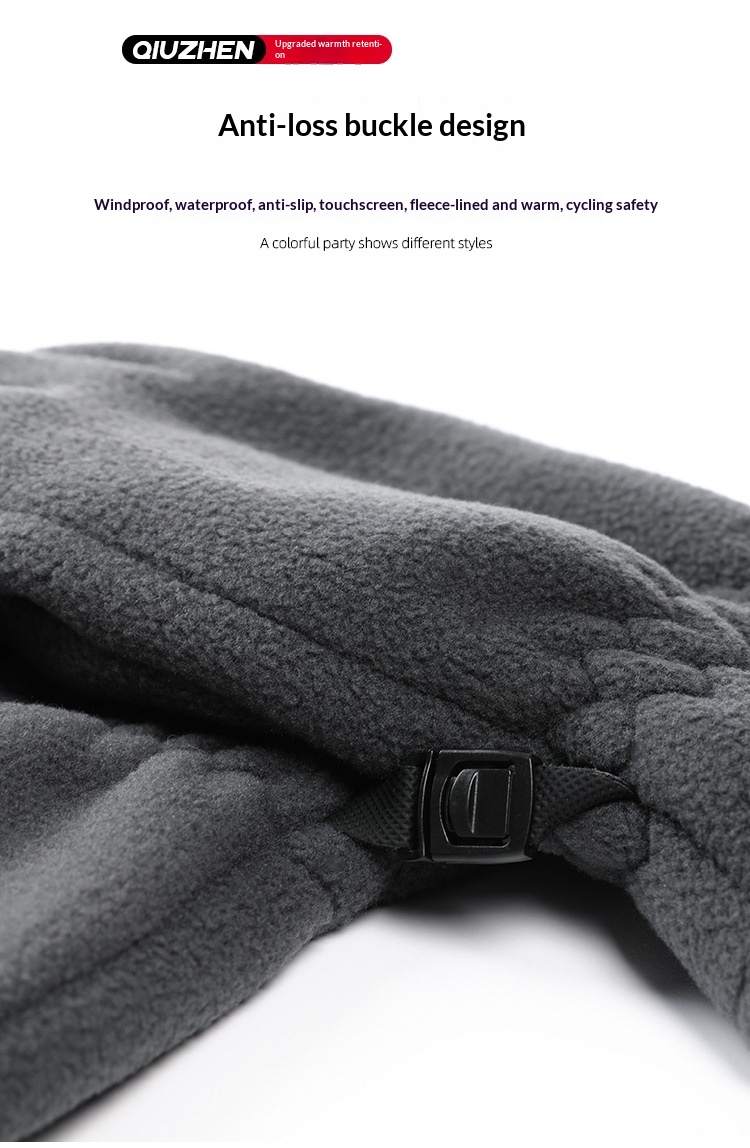 boy Boy Boy Winter Gloves Fleece Lined Thickened Non-Slip Touchscreen Sports Driving Outdoor Cycling Men's Windproof Warm_voghion.com