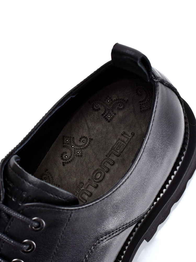 Scarpe da uomo in vera pelle Voyage, eleganti e di alta qualità, con punta quadrata, suola spessa, stile retrò, casual e artigianali_voghion.com