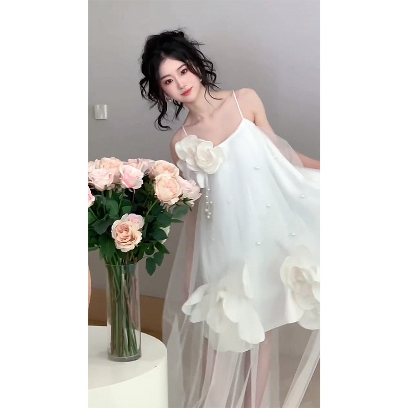 ChicShe ChicShe High-End Niche Bridesmaid Engagement Robe Princess Coming-of-Age Birthday Dress_voghion.com