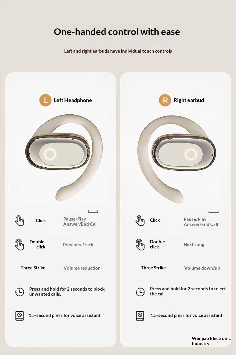 NeoGear 2025 Neue KI-Kopfhörer Bluetooth Over-Ear Sport Laufen Geräuschunterdrückung Lange Akkulaufzeit_voghion.com