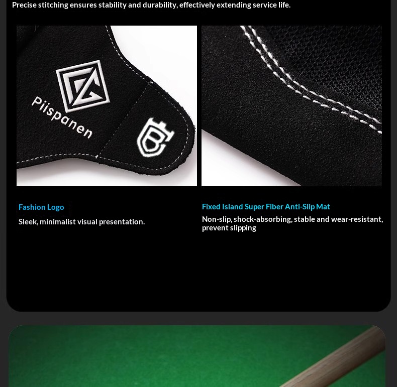 boy Boy Boy Professional Billiard Gloves For Adults, Breathable, Wear-resistant, Comfortable, Non-slip, Half-finger, Lightweight,_voghion.com