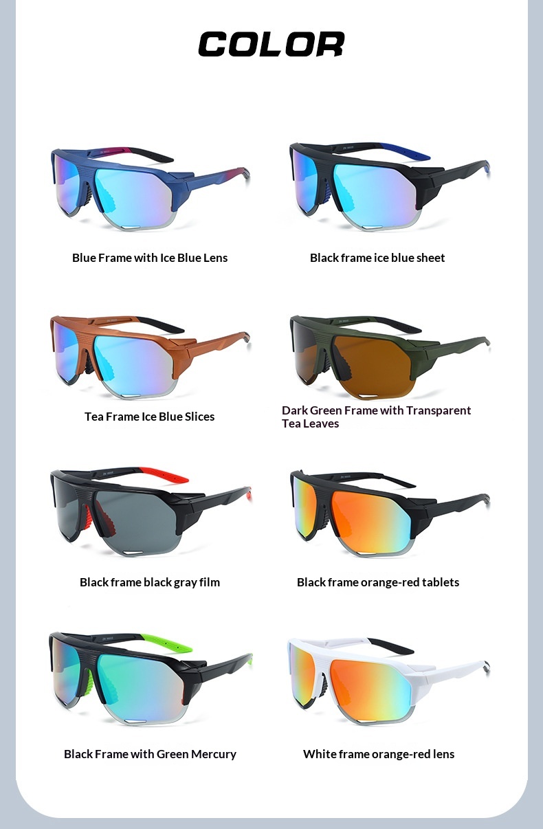 Surge 2025 New Trendy Cycling Mountaineering Integrated Hiking Glasses Road Bike Goggles_desvips.com