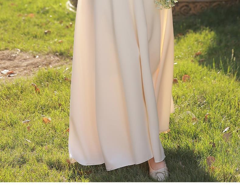 ChicShe ChicShe 2025 New Style Female Best Friend Fairy Slim Champagne Color Sister Bridesmaid Group Dress High-end Summer_voghion.com