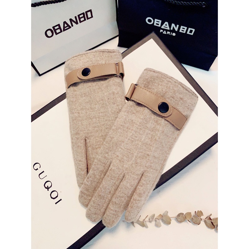 Guanti invernali da uomo, stile coreano, foderati, spessi, autunnali, da equitazione, da guida, antifreddo, caldi, touchscreen, elastici_voghion.com