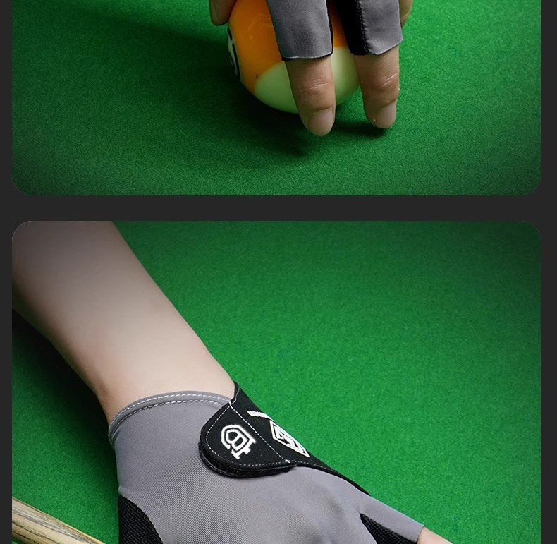boy Boy Boy Professional Billiard Gloves For Adults, Breathable, Wear-resistant, Comfortable, Non-slip, Half-finger, Lightweight,_voghion.com