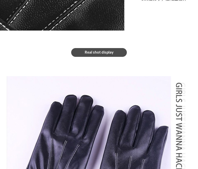 boy Boy Boy Autumn And Winter Men's Warm Windproof Cold-Resistant Fingerless Touchscreen Cycling Driving Outdoor Gloves_voghion.com