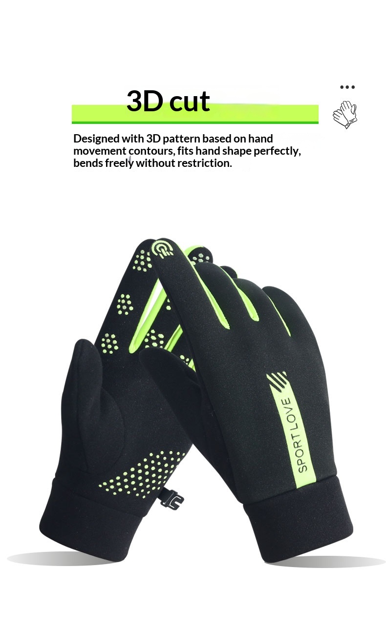 boy Boy Boy Men's Winter For Cycling Outdoor Sports Cold-Proof Waterproof Warm Full-Finger Skiing Driving Touchscreen Cotton Gloves_voghion.com