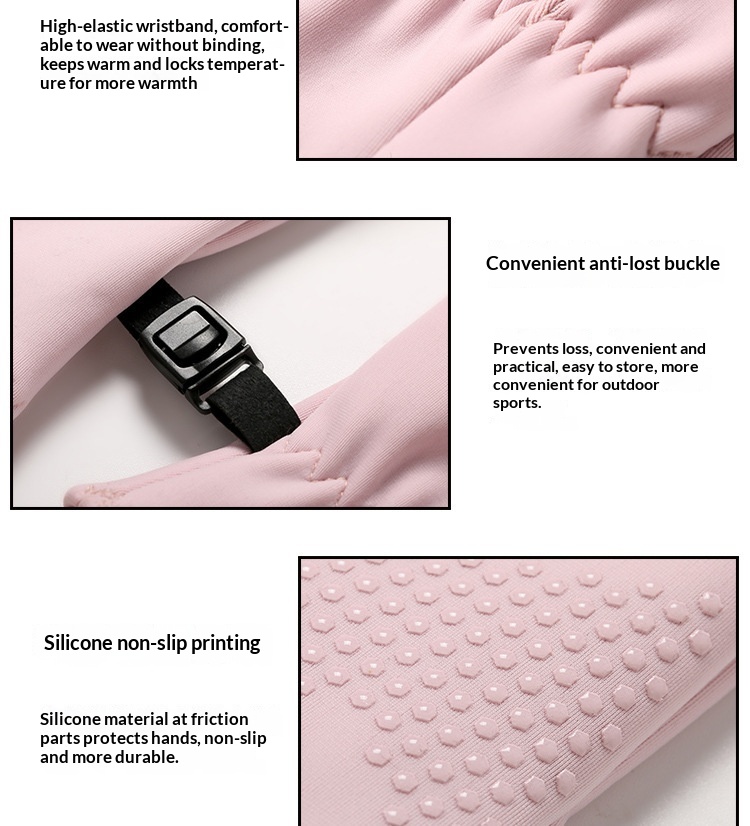 boy Boy Boy Autumn And Winter For Women, Sports Riding, Warm, Men's Windproof, Coldproof, Waterproof, Cycling, Driving, Non-slip,_voghion.com