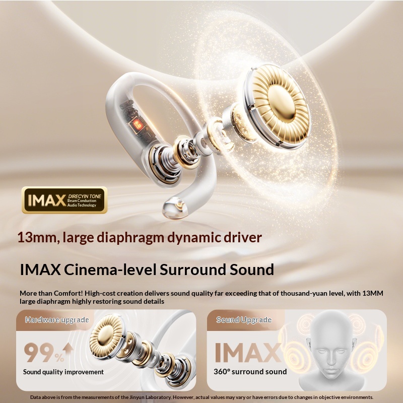 Écouteurs intra-auriculaires NeoGear NeoGear NeoGear New S06 Bluetooth avec contour d'oreille, sans fil, IA, traduction intelligente, conception ouverte, semi-intra-auriculaire, conduction osseuse_voghion.com