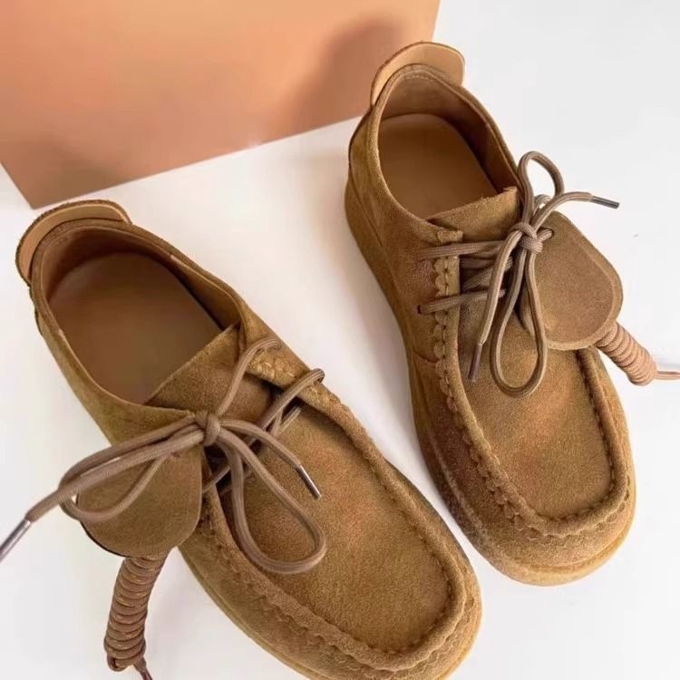 Voyage Voyage Platform Biscuit Derby pour femmes 2025 Printemps Été Nouveau style rétro décontracté sport mocassins style britannique_voghion.com