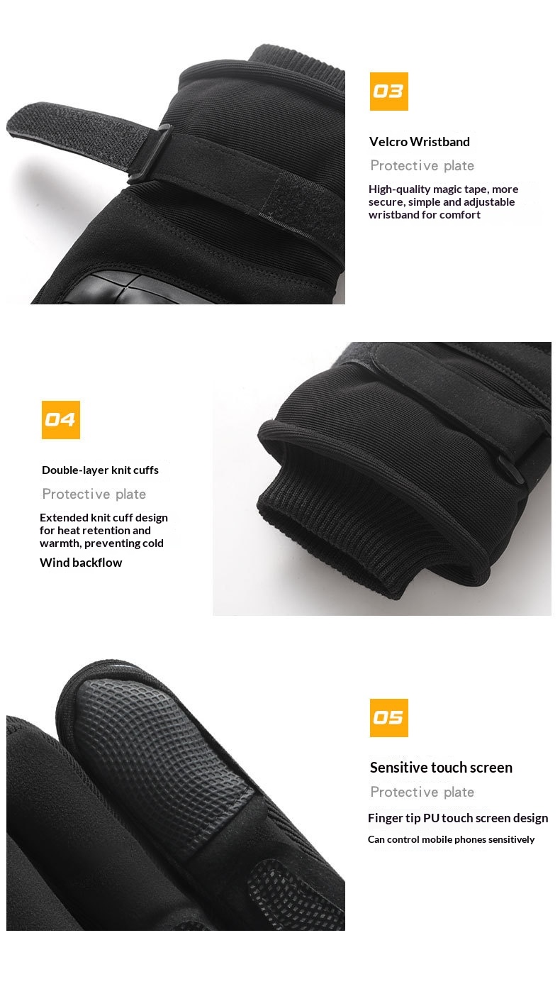 boy Boy Boy Winter Thermal Tactical Gloves For Men, Soft Rubber Shell, Protective Fleece-Lined, Full-Finger Touchscreen, Ultra-Fine_voghion.com