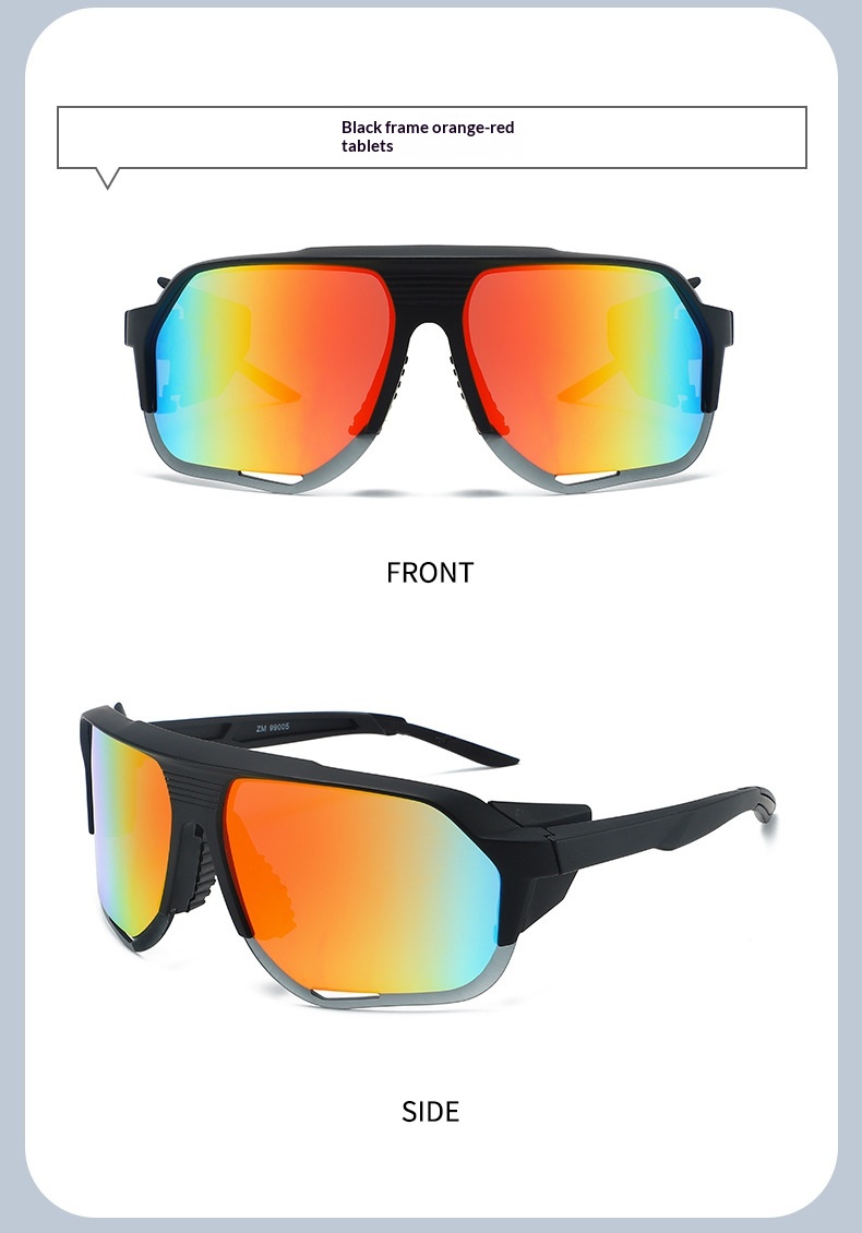 Surge 2025 New Trendy Cycling Mountaineering Integrated Hiking Glasses Road Bike Goggles_desvips.com