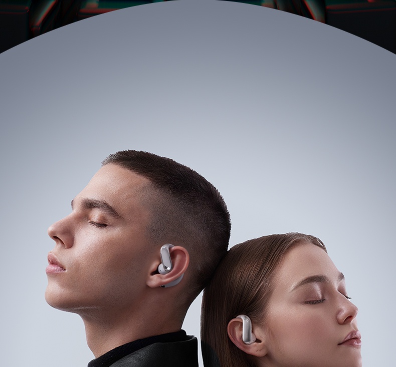 Écouteurs intra-auriculaires NeoGear NeoGear NeoGear New S06 Bluetooth avec contour d'oreille, sans fil, IA, traduction intelligente, conception ouverte, semi-intra-auriculaire, conduction osseuse_voghion.com