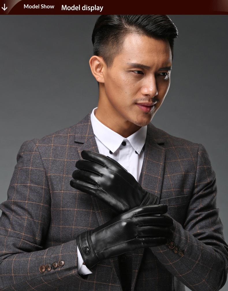 boy Boy Boy WARMEN Autumn Winter New Genuine Leather Men's Fleece Lined Thickened European And American Fashion Sheepskin_voghion.com