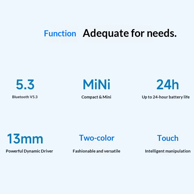 NeoGear NeoGear AWEI TWS Semi-In-Ear HiFi Sound Quality 5.3 Noise Cancelling Sports Bluetooth Earbuds_voghion.com