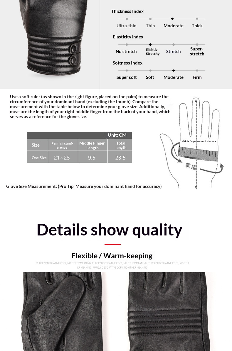 boy Boy Boy Autumn Winter Men's Sheepskin Warm Outdoor Windproof Fleece Lined Thickened Genuine Leather For Cycling Driving_voghion.com