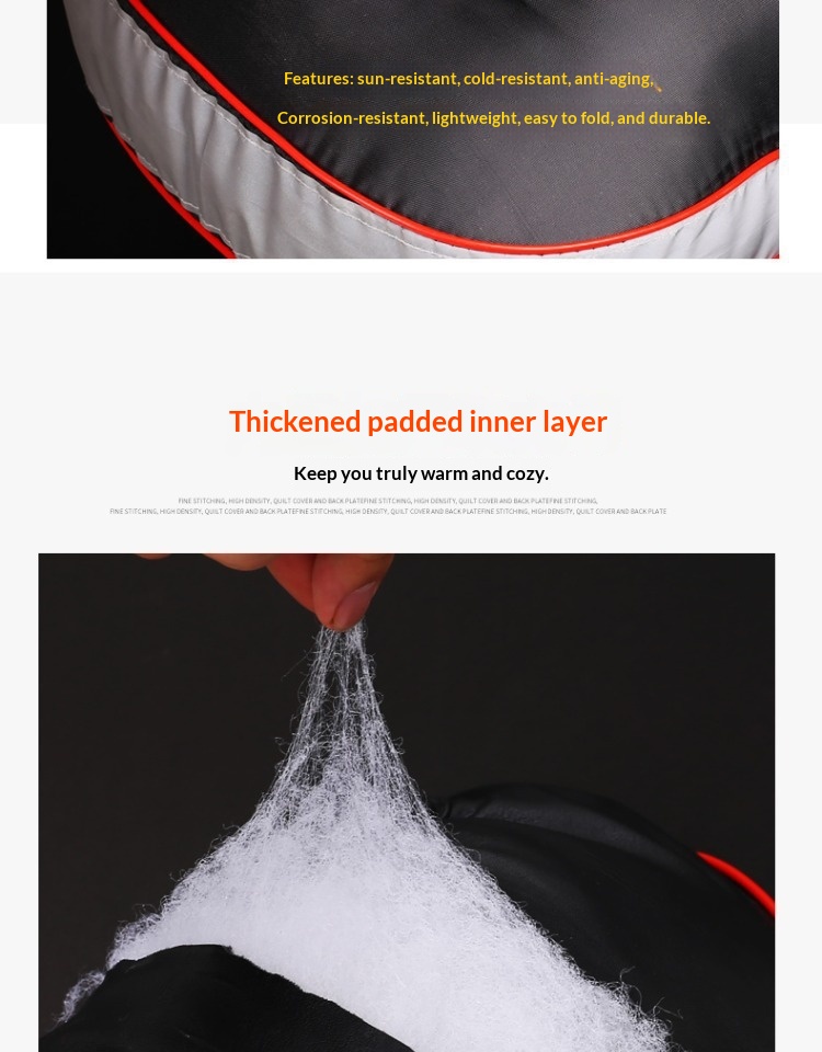 Coprimanubrio antivento caldo per ragazzo, ragazzo, paramani per triciclo, bici elettrica, moto, copertura impermeabile spessa per l'inverno_voghion.com