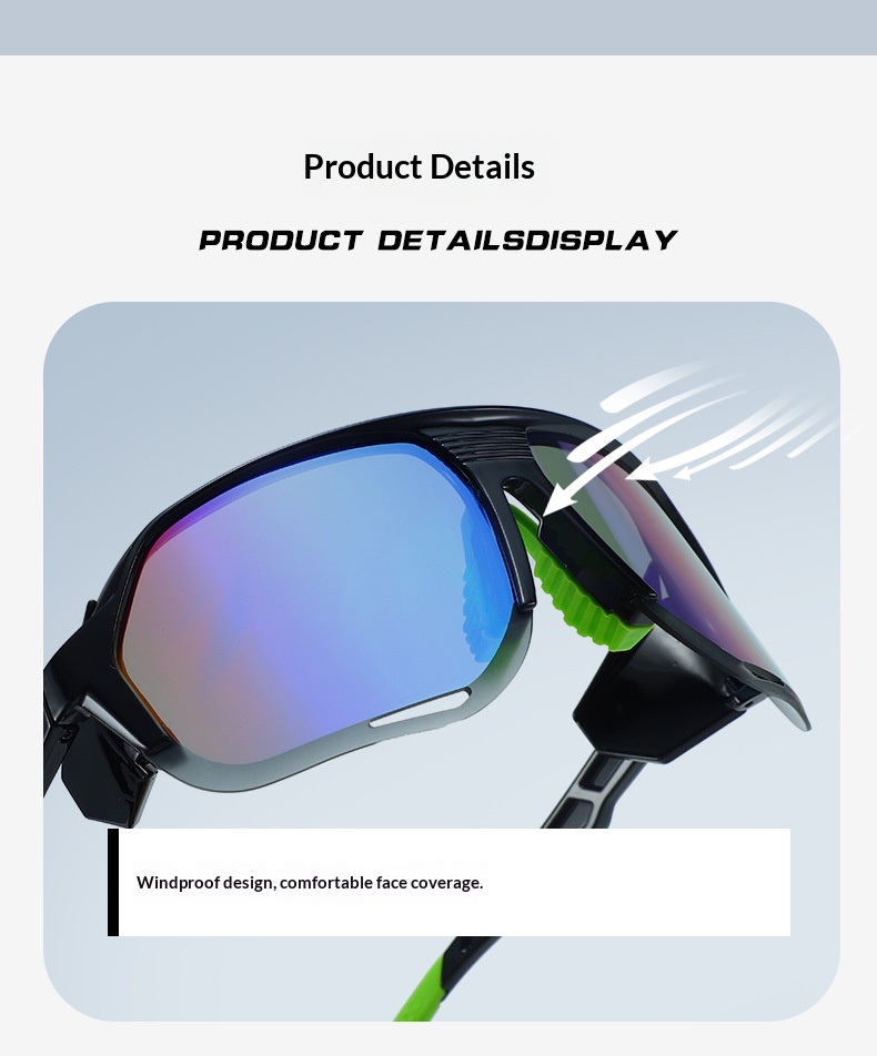 Surge 2025 New Trendy Cycling Mountaineering Integrated Hiking Glasses Road Bike Goggles_desvips.com