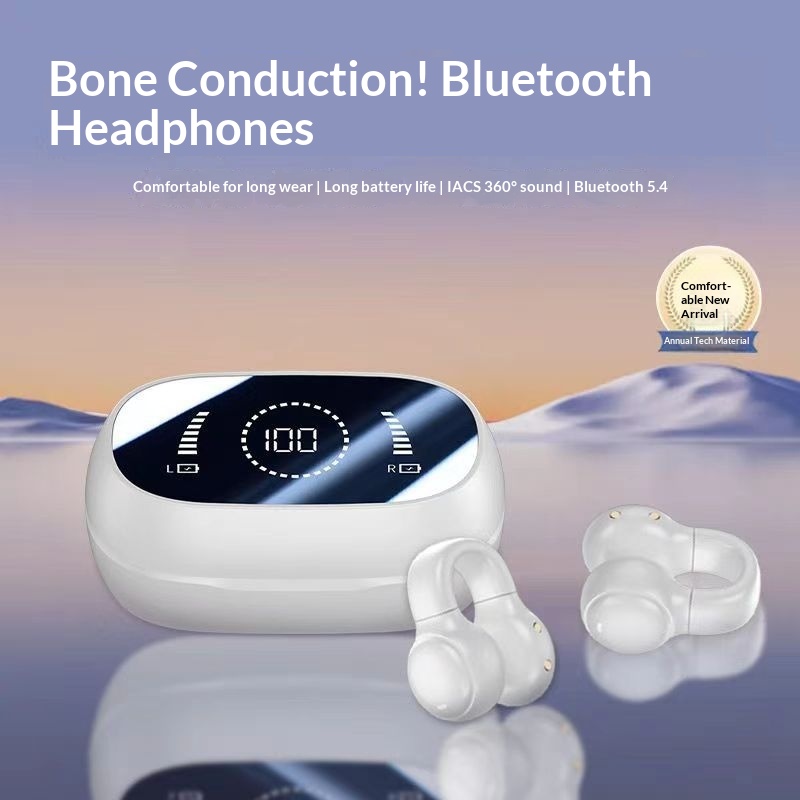 Écouteurs intra-auriculaires Bluetooth haut de gamme NeoGear, sans fil, à clip, haute qualité sonore, longue autonomie, réduction de bruit intelligente_voghion.com