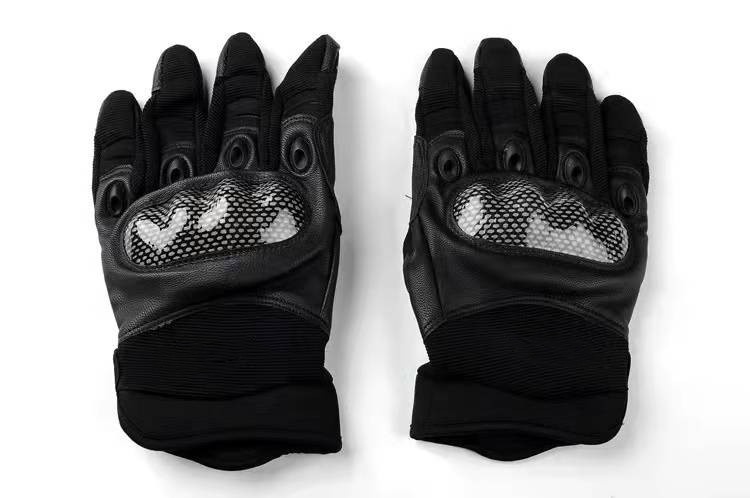 boy Boy Boy Cross-Border New Fitness Men's Outdoor Tactical Training Cycling Full Finger Warmth Anti-Cut PU Gloves Foreign Trade_voghion.com