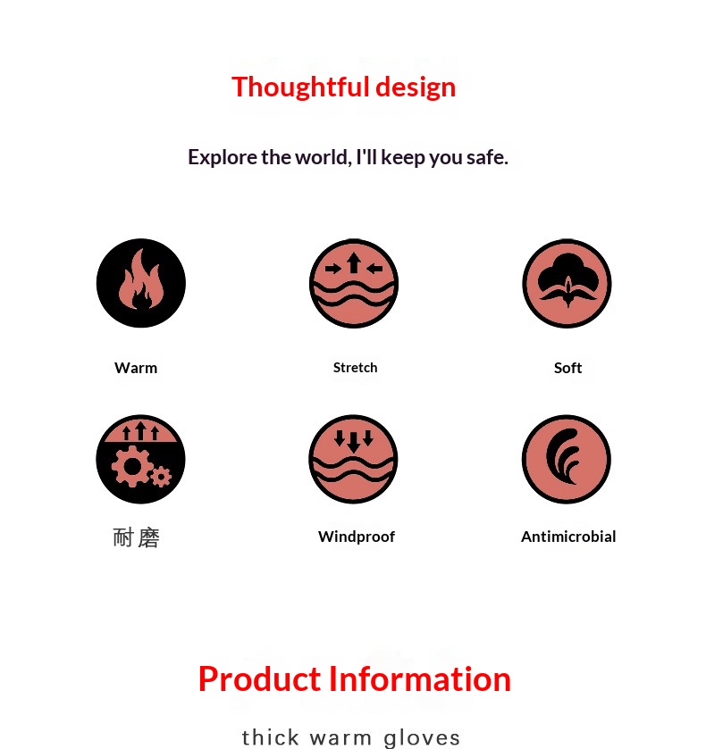 boy Boy Boy Autumn And Winter Touchscreen Fleece-Lined Cold-Proof Warm Rock Brothers Anti-Slip Anti-Freeze Motorcycle Riding Gloves_voghion.com