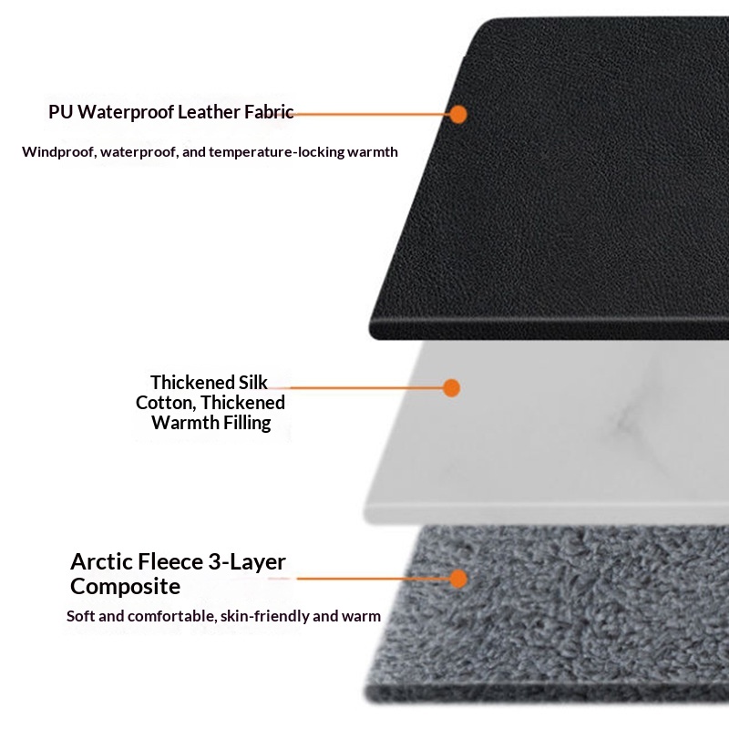 Coprimanubrio per bici elettrica per ragazzo Guanti da moto invernali foderati in pile, spessi, caldi, antivento, impermeabili, antifreddo_voghion.com