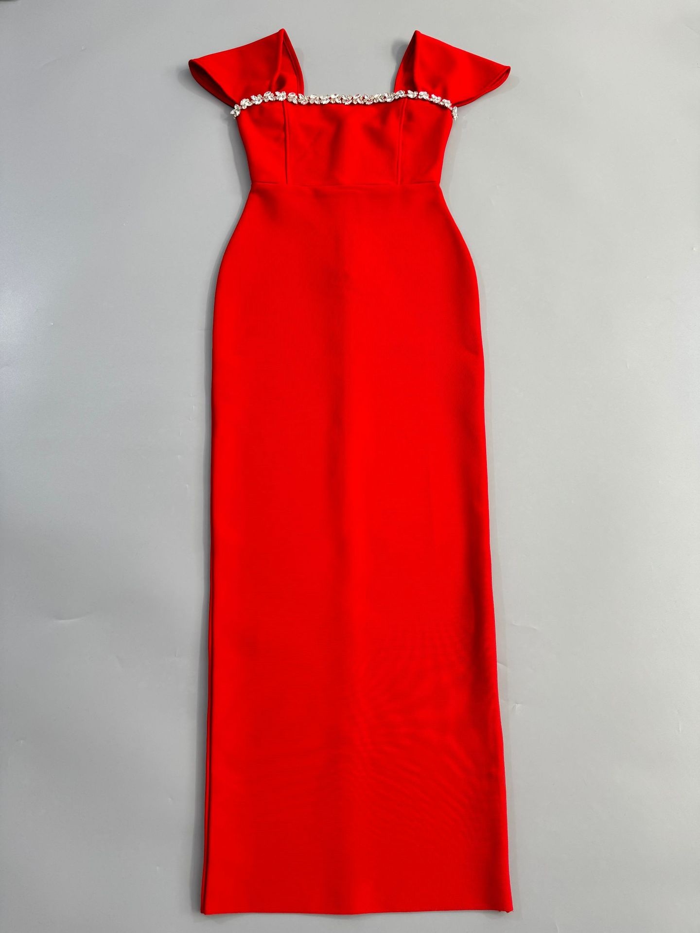 ChicShe ChicShe New Fashion Bandage Women's High-end Rhinestone Elegant Bodycon Dress European And American Cross-border_voghion.com