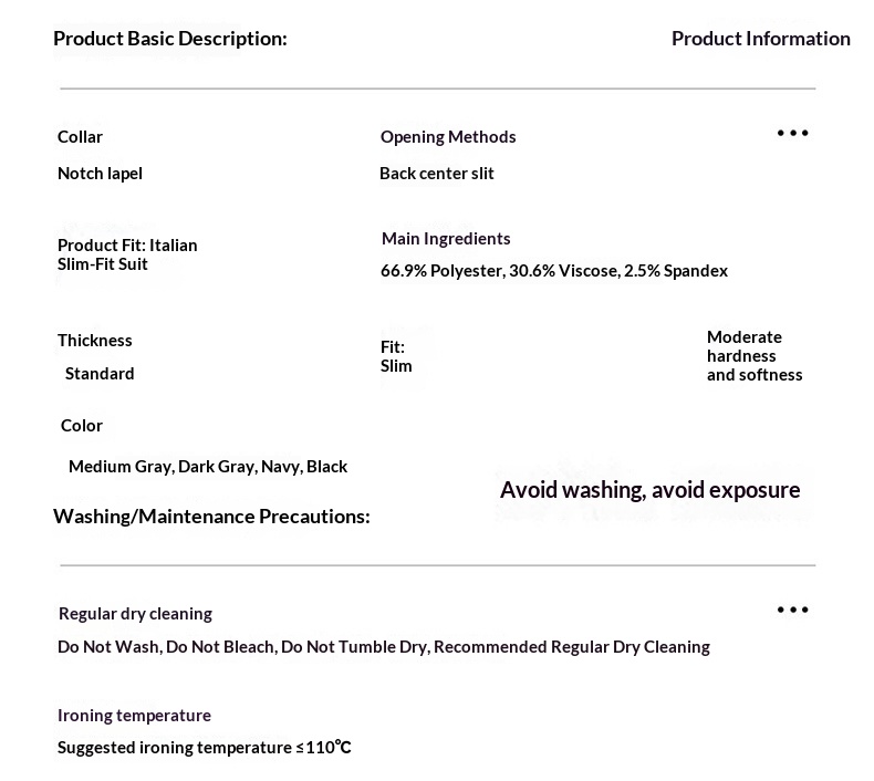 Costume coréen slim fit pour homme, style professionnel, tenue de mariage de haute qualité pour marié._voghion.com