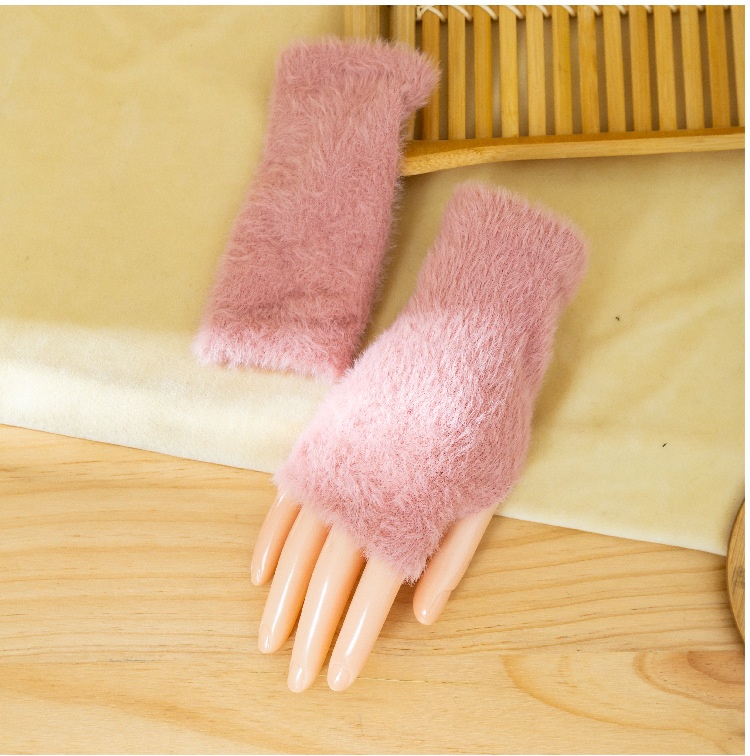 boy Boy Boy Finger Gloves For Women, Autumn And Winter Warm Harajuku Style, Men's Student Couple Fingerless Half Gloves, Ins Trend_voghion.com