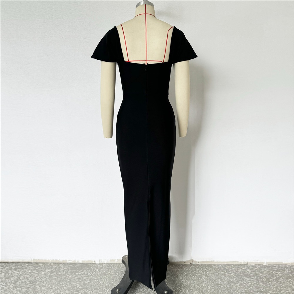 ChicShe ChicShe New Fashion Bandage Women's High-end Rhinestone Elegant Bodycon Dress European And American Cross-border_voghion.com