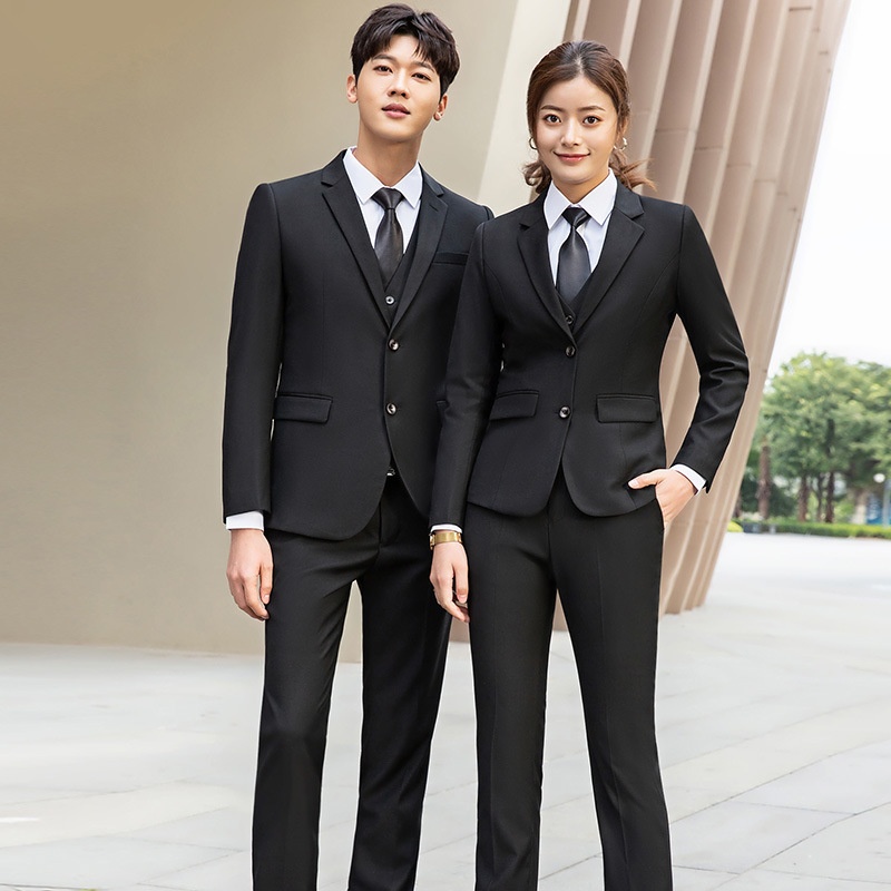 ragazzo Unisex Set Business Abbigliamento Formale Professionale Uomo Groomsman Suit Blu Reale Abbigliamento da Lavoro Slim Fit_voghion.com