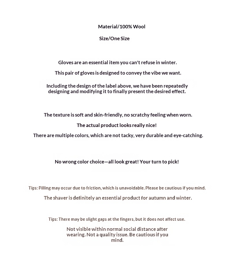 boy Boy Boy 2024 New Chinese Red Wool Knitted Long Women Winter Windproof Five-Finger Warm Cycling Gloves For Men_voghion.com