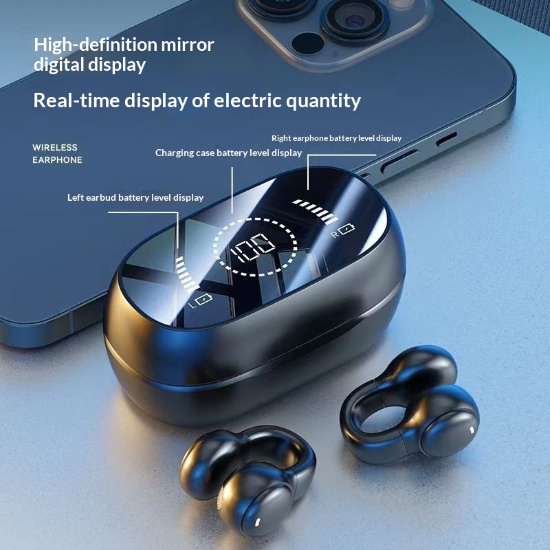 Écouteurs intra-auriculaires Bluetooth haut de gamme NeoGear, sans fil, à clip, haute qualité sonore, longue autonomie, réduction de bruit intelligente_voghion.com