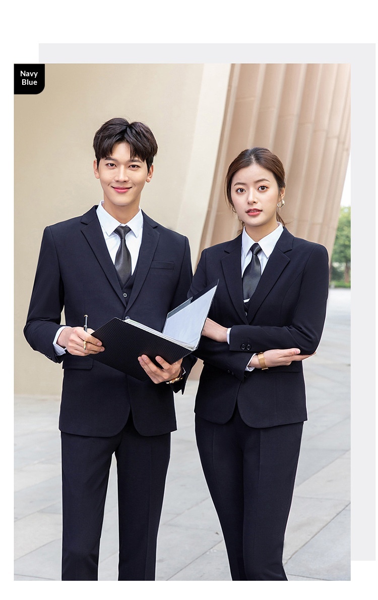 Boy Business Zwart Jasje Heren Commuter Slim Fit Professioneel Formeel Damespak Driedelige Set Groothandel_voghion.com