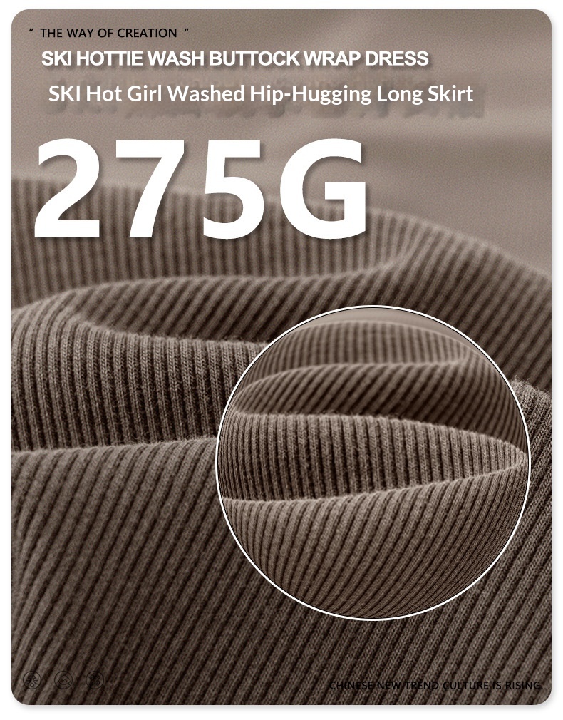 ChicShe ChicShe BE Vêtements Femme Été 2025 Style Européen et Américain Délavé Vintage Manches Courtes Coupe Slim Bodyman Amincissante_voghion.com