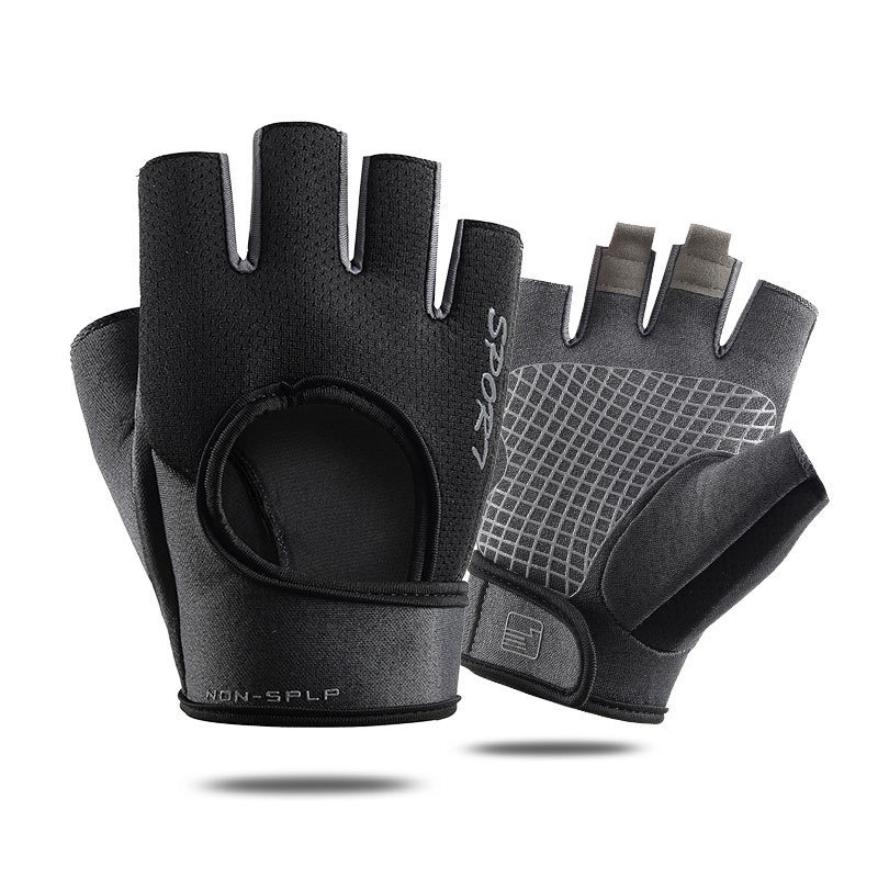 Boy Boy Boy Radhandschuhe mit halben Fingern für Damen und Herren, strapazierfähige, fingerlose Fitness-Handschuhe für den Sommer, Outdoor-Handschuhe für Damen_voghion.com