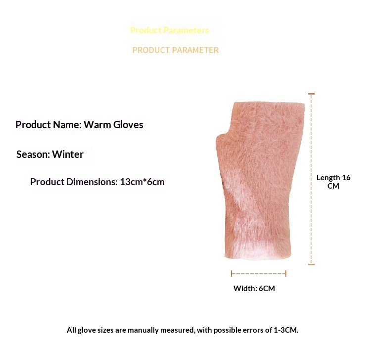 boy Boy Boy Finger Gloves For Women, Autumn And Winter Warm Harajuku Style, Men's Student Couple Fingerless Half Gloves, Ins Trend_voghion.com