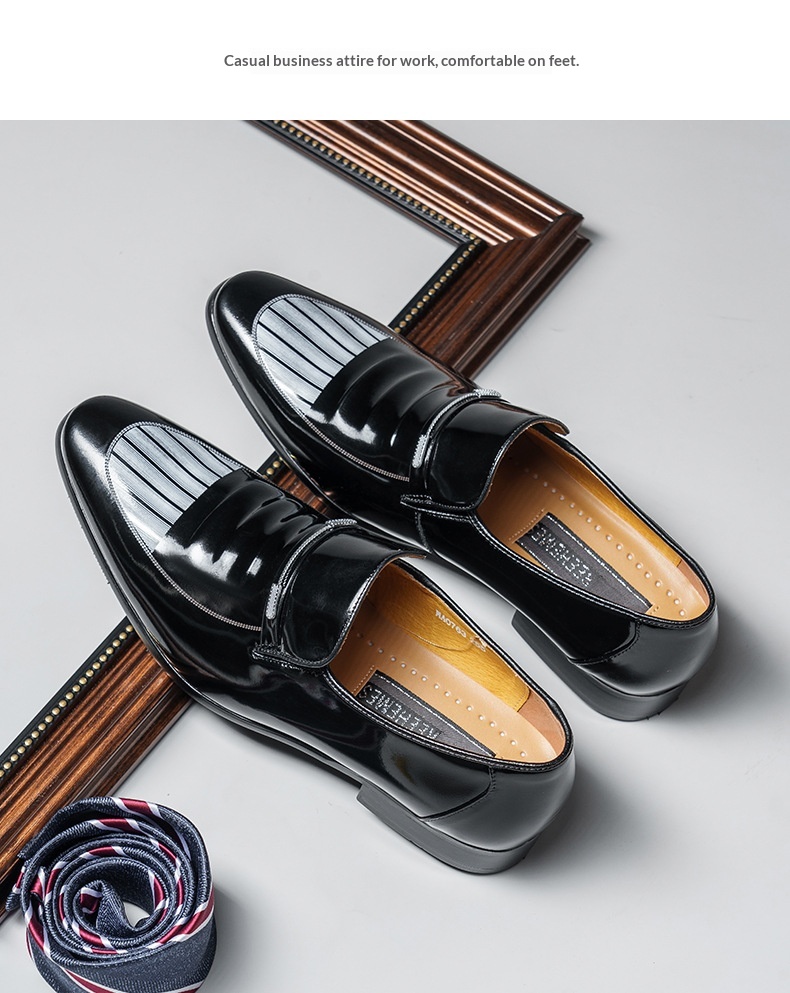 Scarpe da uomo in pelle stile Derby retrò britannico Voyage With Dragonfly Flying Patent, all'ingrosso 0763_voghion.com