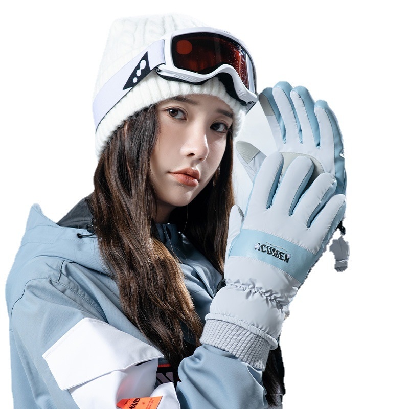 Guanti invernali da sci, spessi e caldi, per bici elettrica, moto, equitazione, antivento, antifreddo, antiscivolo, per uomo_voghion.com