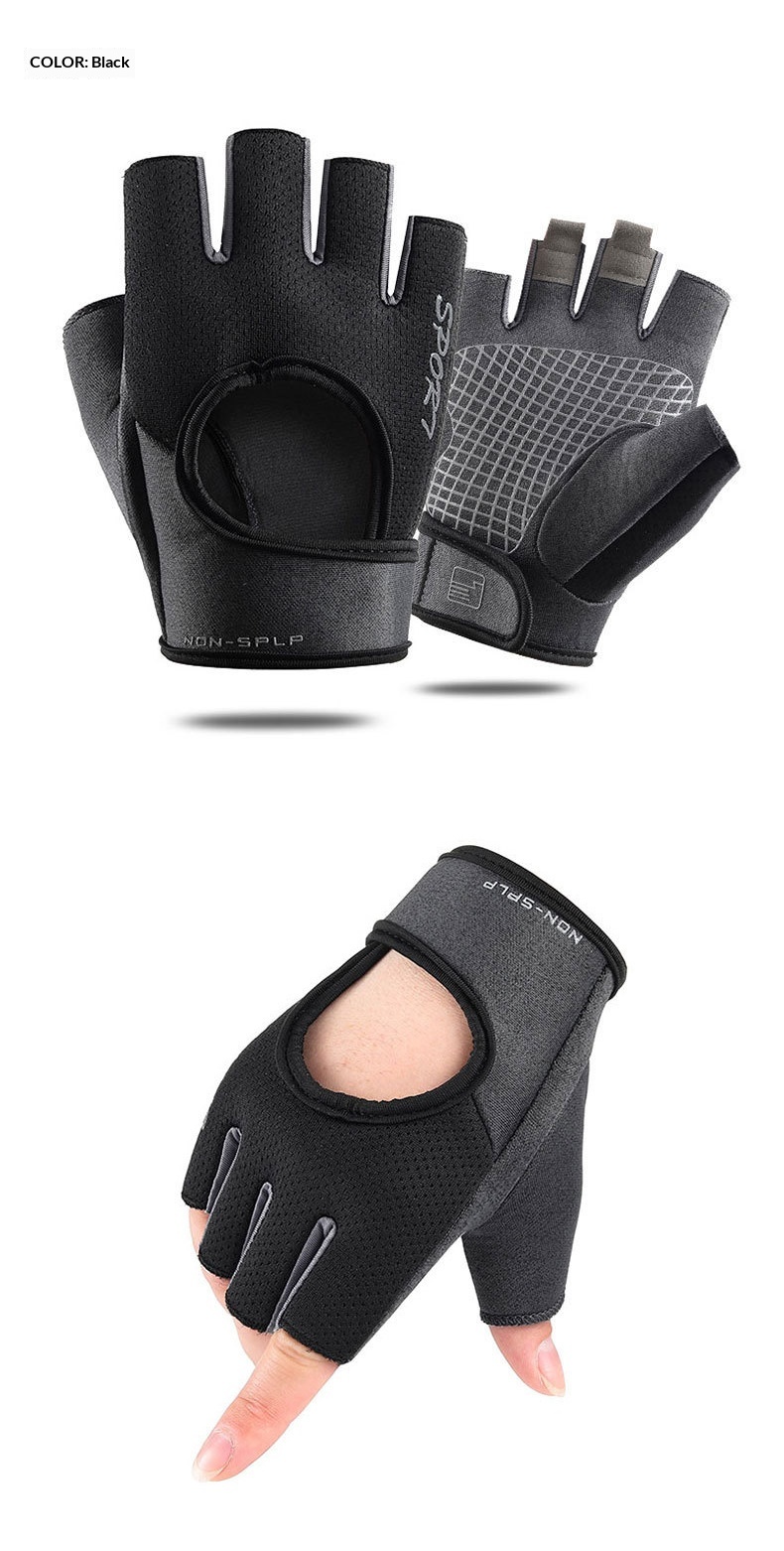 Boy Boy Boy Radhandschuhe mit halben Fingern für Damen und Herren, strapazierfähige, fingerlose Fitness-Handschuhe für den Sommer, Outdoor-Handschuhe für Damen_voghion.com