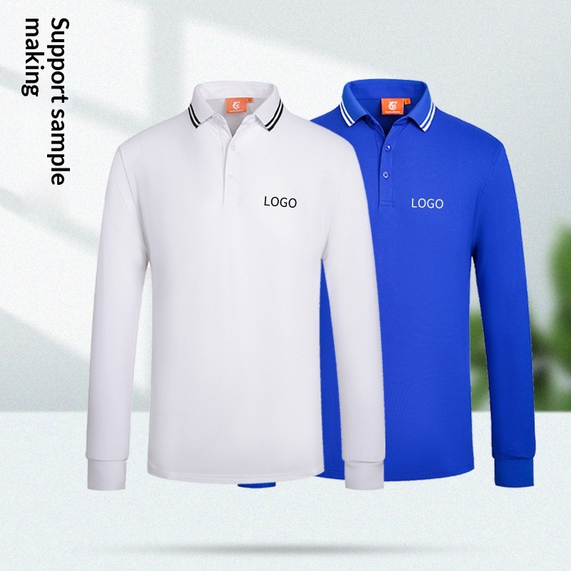 Chłopiec Chłopiec Merceryzowana Bawełna Długi Rękaw Inter Coll Kultura Niestandardowa Wysokiej Klasy Komercyjna Koszulka Polo Haftowana Reklama_voghion.com