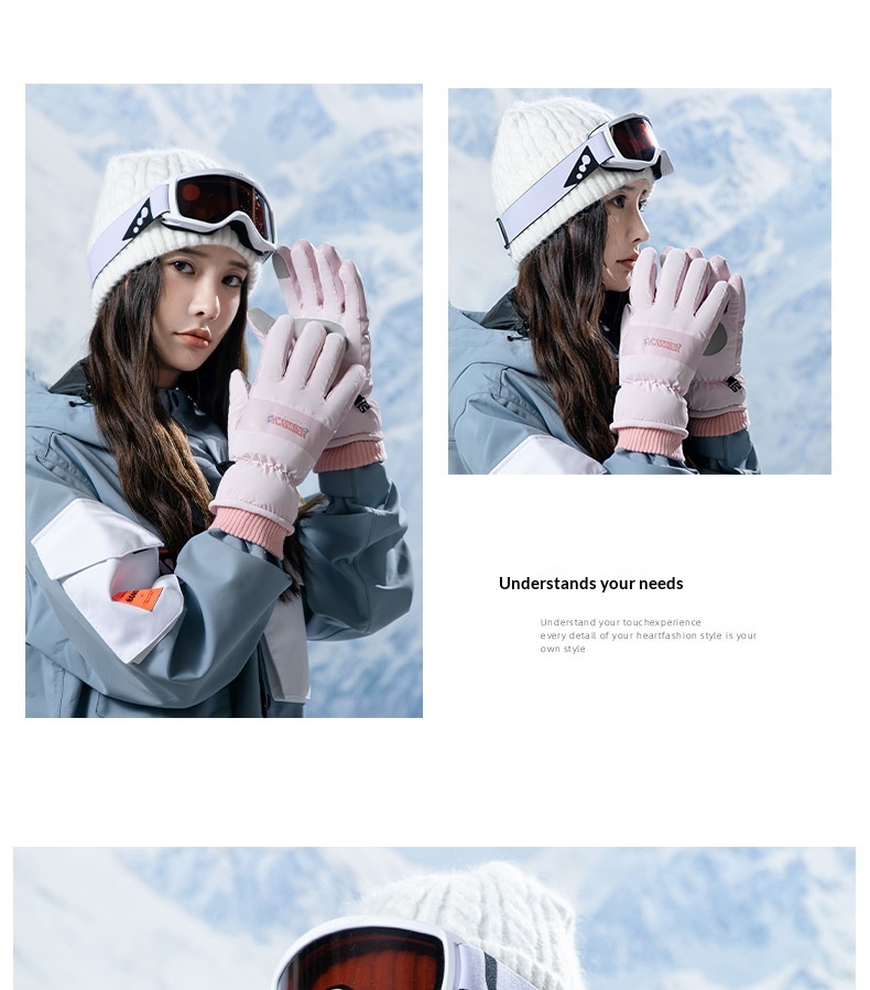 Guanti invernali da sci, spessi e caldi, per bici elettrica, moto, equitazione, antivento, antifreddo, antiscivolo, per uomo_voghion.com