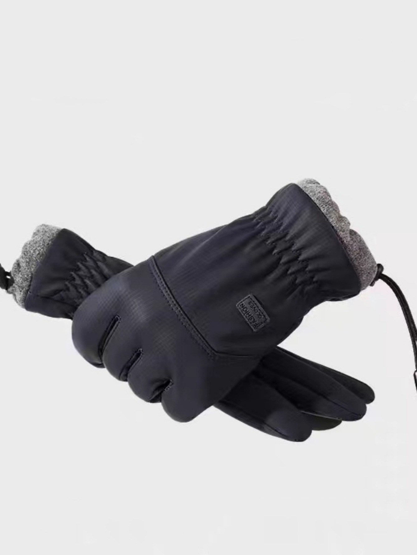 boy Boy Boy Winter Men Women, Warm Cotton For Delivery Riders, Windproof Waterproof Motorcycle Gloves, Ski Gloves With Fleece Lining_voghion.com