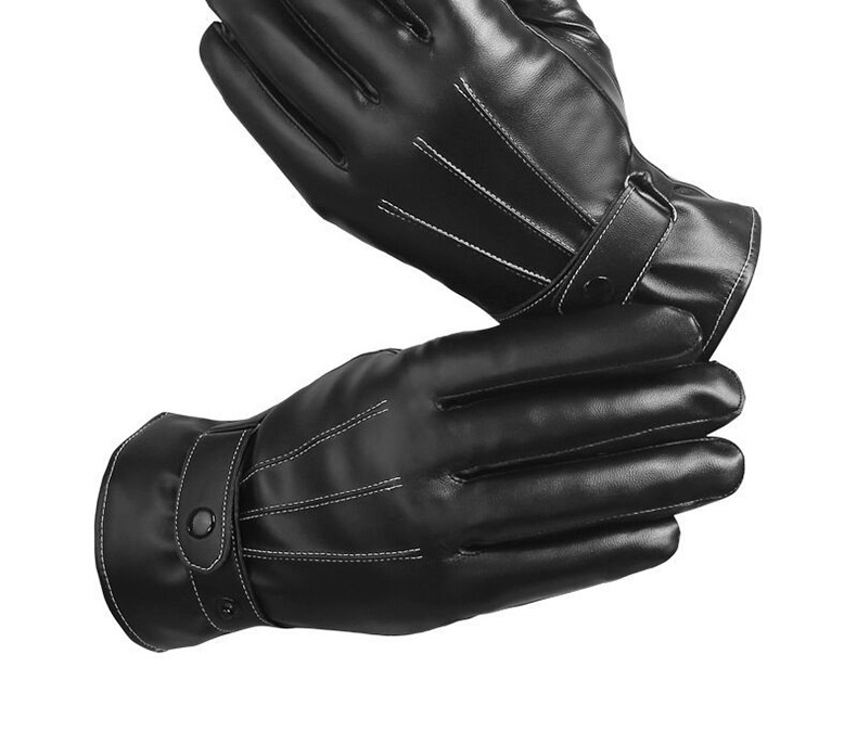 boy Boy Boy Autumn And Winter Men's Warm Windproof Cold-Resistant Fingerless Touchscreen Cycling Driving Outdoor Gloves_voghion.com