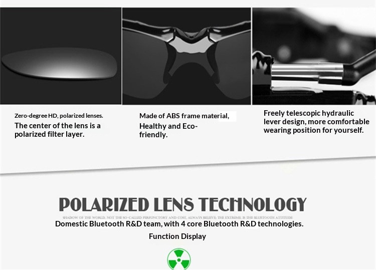 NeoGear NeoGear Cross-Border Hot Item 4.1 Stereo Headset Sports Smart Bluetooth Glasses Wholesale_voghion.com